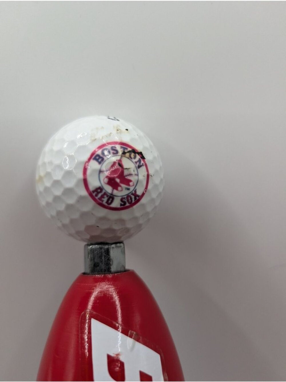 Bud Light Tap Handle Red Boston Red Sox Golf Ball MLB Baseball Theme Callaway - Picture 2 of 5